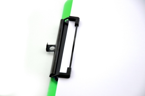 Clipboard standard Office box, A4, transparent PP, verde